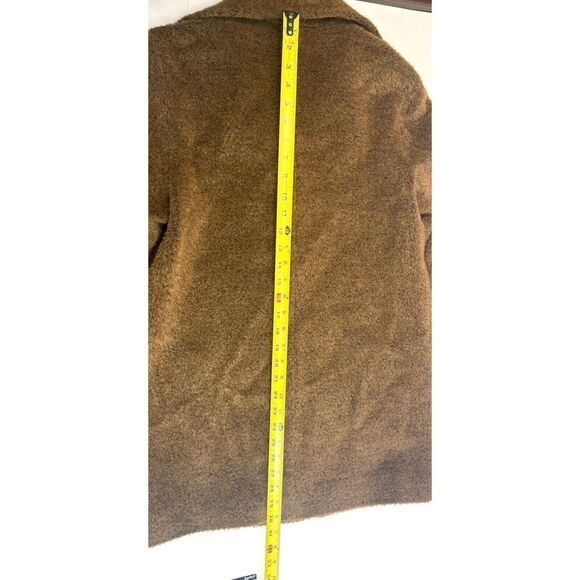 Cinzia Rocca Womens Size 6 Brown Alpaca-Wool Blend Coat Jacket Made in Italy - Picture 7 of 16